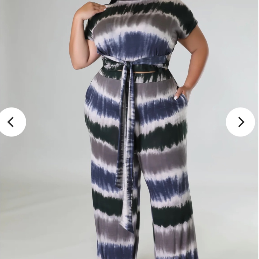 2 piece tie dye outfit